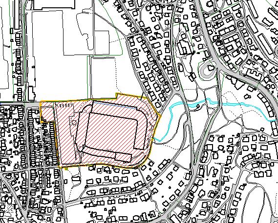 FORSLAG TIL DETALJREGULERING, OFFENTLIG ETTERSYN Figur 1 Bilde av planområdet fra Blom urban eksplorer Figur 2 Utsnitt av planområdet fra ArcView ABO Plan & Arkitektur AS fremmer på vegne av Bergen