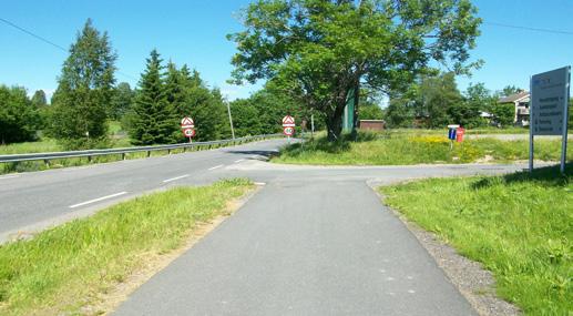 Strekningen er en svært viktig forbindelseslinje for barn- og unge, og standarden her bør oppgraderes slik at den tilsvarer strekningen fra Vestby Arena og langs Odins vei. 4.