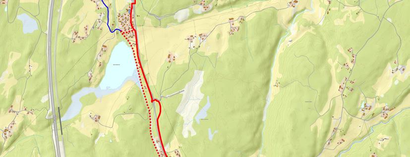 Osloveien er en svært trafikkert vei med mye støy, hvor man blant annet må krysse veien uten merket overgang ved Rokkerveien.