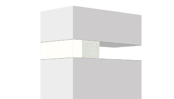 MONTERINGSANVISNING 101 BRANNAKRYL 2 av 5 FUGER BRANNMOTSTAND EI 30 240 GIPS OG densitet 129 kg/m³ Bakdytt Maks fugebredde