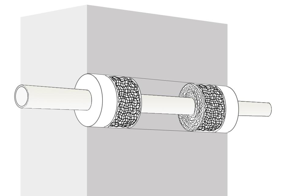 MONTERINGSANVISNING 101 BRANNAKRYL 4 av 5 PLASTRØR PVC/VP/PP/PE/FRIAPHON BRANNMOTSTAND EI 240