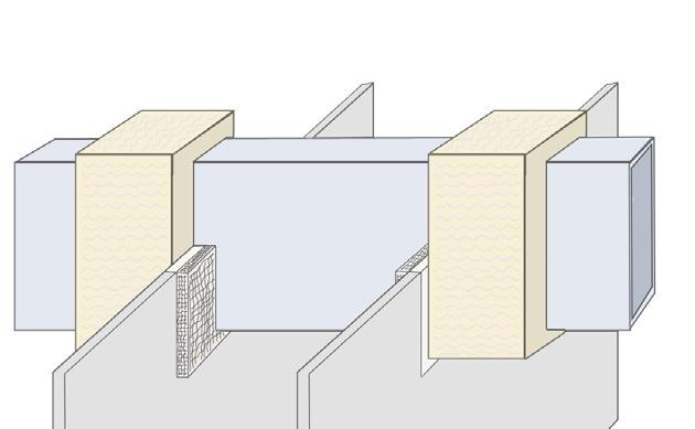 20 mm og bredde 12 30 mm på 500 x 500 eller Ø560 mm Godkjent isolering som steinull, brannspjeld