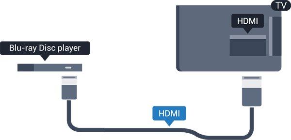 Hvis Blu-ray-platespilleren har EasyLink HDMI CEC, kan du betjene spilleren med fjernkontrollen til TV-en. Slik justerer du volumet 1.