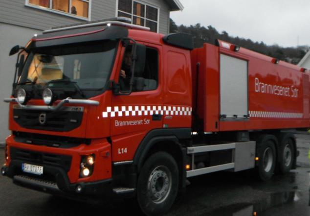 Prosess med anskaffelse av brannbil Tidsrammen fra brannbil bestilles til levering tar ca ett år.