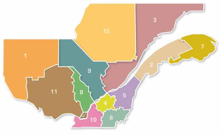 The UPA s regional federations The weekly La Terre de chez nous is distributed to all 12 regional federations of the UPA. It is an indispensable tool to reach your customers and prospective customers.