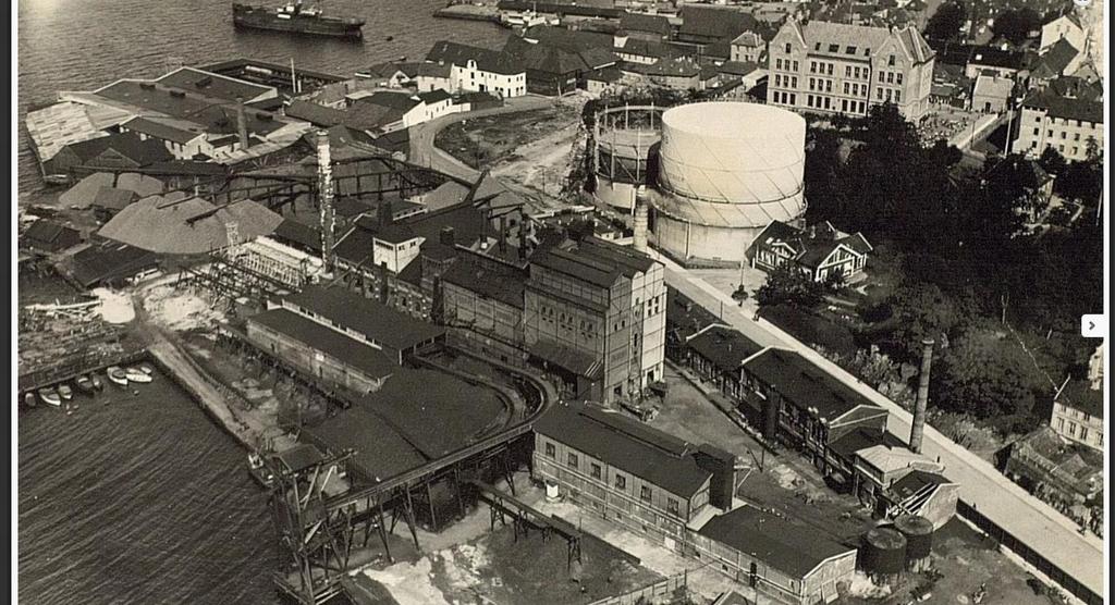 Bergen gassverk Jekteviken 1920