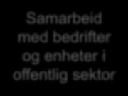 Samarbeid med bedrifter og