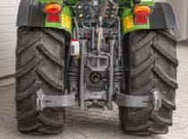 Fendt V/F-traktorer har avgjørende fordeler under arbeid med redskaper bak (f.eks.