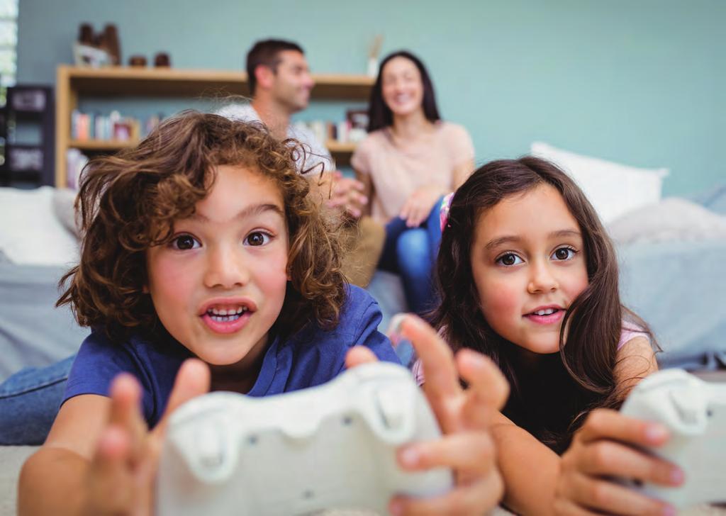 Gi barna gode spillopplevelser Du finner mange gode spillråd, samtaletema og en utskriftsvennlig «husfredavtale» på snakkomspill.no Barn og unge kan ha stor glede av å spille dataspill.