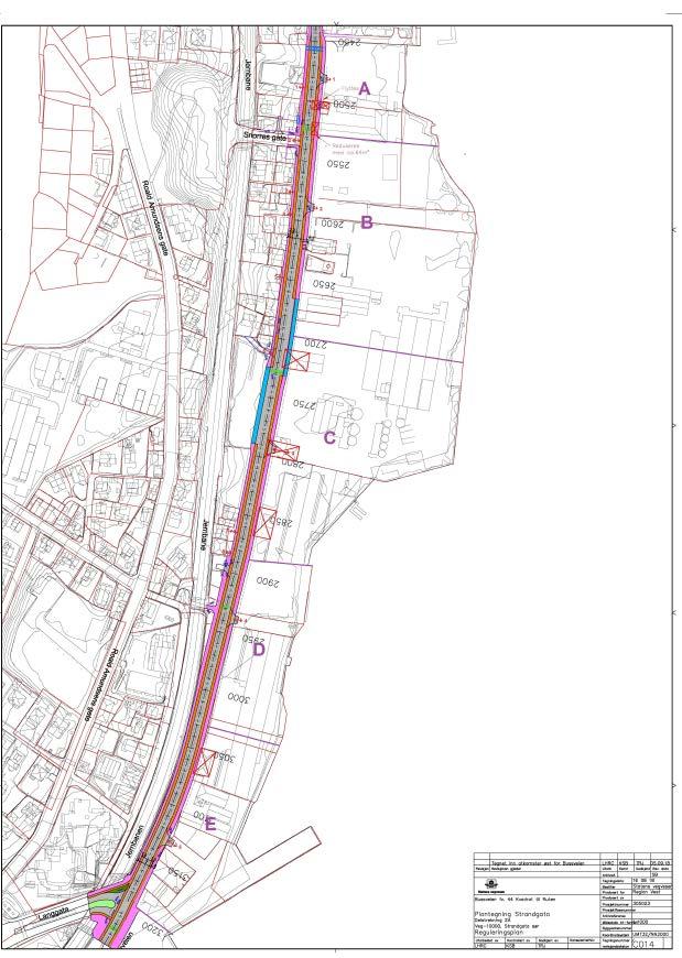 Figur 12. Scenario 2 Forsinkelse for buss i bussveien Morgen Det er angitt 10 prosent timetrafikk. ÅDT er ca. 3000 så timetrafikk er 300 kjøretøy.