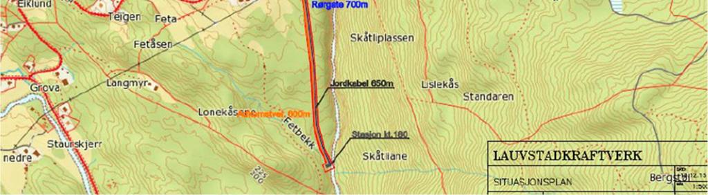 Tillatelsen til bygging er gitt under vilkår som fremgår av konsesjonen inkludert presiseringer gitt i KSK-notat nr. 17/2016 - Bakgrunn for vedtak.