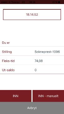 Skriver man ut timeregistreringen for måneden, vil man da også få en oversikt over timer fordelt på de ulike menighetene/prosjektene/type arbeid.