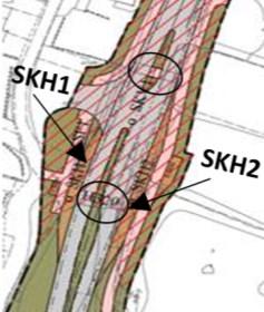 5 5. Vestre del av Vikegata kryss med E39. Inn- og utkjøring på E39 må i tilfelle ikke skje før E39 er omlagt.