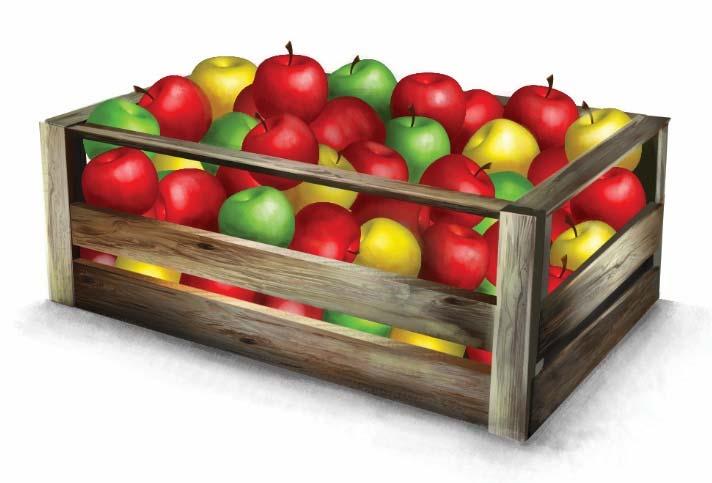Oppgave 4 ( poeng) I en kasse ligger det 60 epler. 0 % av eplene er grønne. 7 1 av eplene er røde. Resten av eplene er gule. a) Hvor mange grønne epler ligger det i kassen?