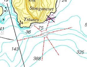 08/09 361 Kart (Charts): 20, 22 368. * Hordaland. Kvinnheradsfjorden. Ystanes. Havbruk. Forankring. a) Påfør havbruk i følgende posisjon: 59 58.68' N, 05 46.