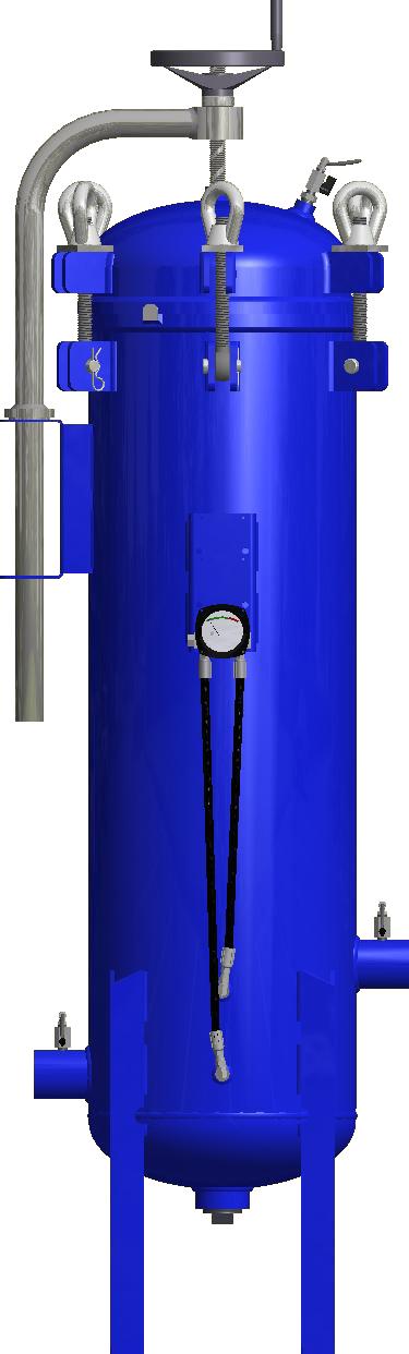 LFM Installasjonstegninger Drain Vent Port G Minimum Distance for Element Removal F ΔP Gauge Inlet Sample Port Outlet Sample Port D B A Serie Antall elementer C E Port Strls Drain Vessel Diameter A B