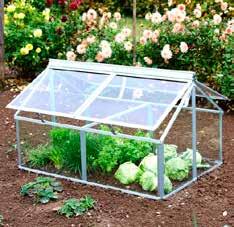 Gaia er også optimal for salat, reddiker, urter og andre lav vegetasjon gjennom hele sesongen.