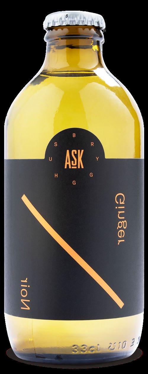 Noir Ginger Beer Økologisk Ginger Beer laget i Colab samarbeid mellom Nordic Noir NOIR GINGER BEER Oslo og Ask Brygghus.