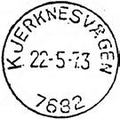 1943 endret til KJERKNESVÅGEN. Underpostkontor fra 01.11.1973. Postkontor C fra 01.01.1977.