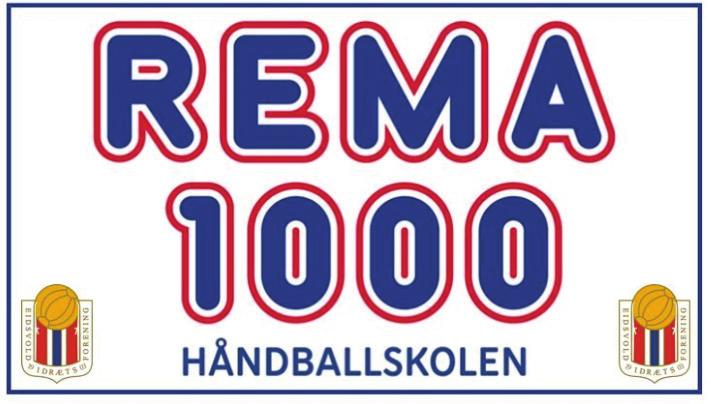 Eidsvold IF arrangerer Rema100 håndballskole i uke 40 (30.09.19-02.10.19) For alderen 6-12 år Mandag til Onsdag fra 09:00-15:00 PÅMELDINGSFRIST 19.