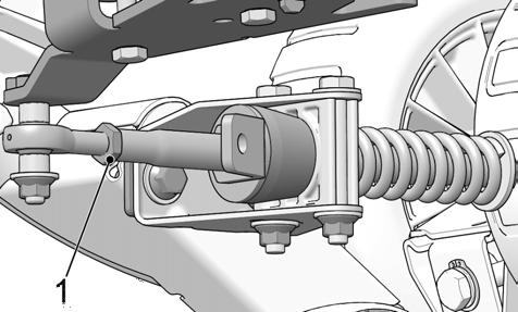 ADJUSTMENTS When angle of attack is correctly set, tighten the jam nut (1) back against the stabilizing arm to 40 N m [30lb ft] of torque. See Figure 8.