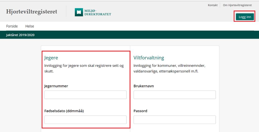 Sett og skutt ny løsning for jakta 2019 Hjorteviltregisteret har lansert en ny side for jegere.