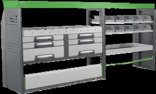 Modul Side 23 Modul TYP I RX 622 RX 636 Mål (H x L x D): 1.245 x 1.990 x 310/410 Modul Artikkel-Nr. Prefabrikkerte Moduler som vist, bestående av.