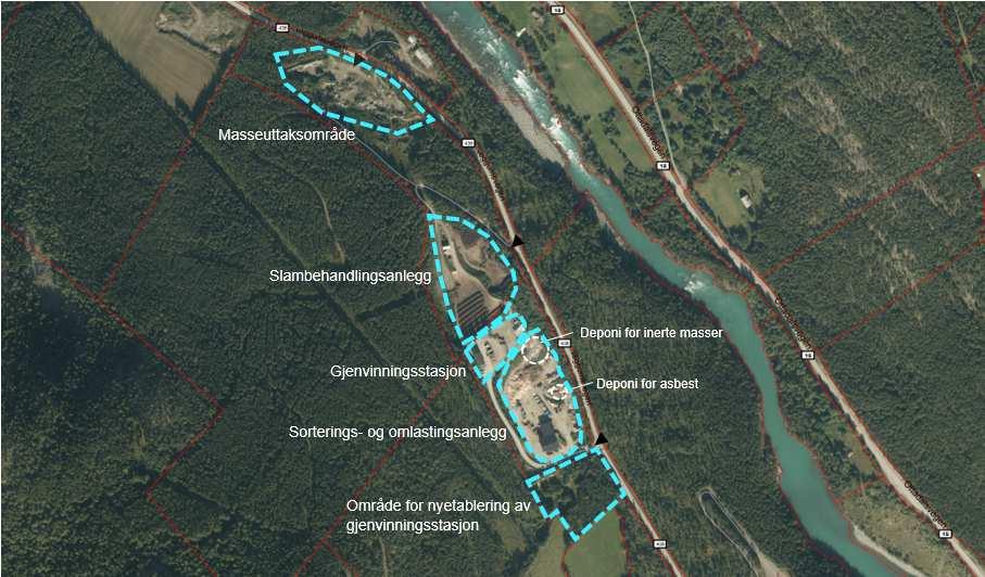 Planområdet er flatt/slakt i øst og ligger i noe stigende terreng mot vest. Området lengst sør er per dags dato ikke utnyttet til formål knyttet til miljøstasjonen.