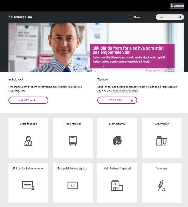 Hvem kan logge inn på Helsenorge? Alle som har norsk fødselsnummer eller D- nummer kan logge inn på Helsenorge.