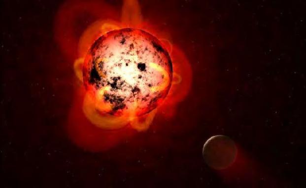Aktivitet Fenomener i sammenheng med magnetfelt (som på solen) Røde dvergstjerner er full konvektiv Kan danne sterke