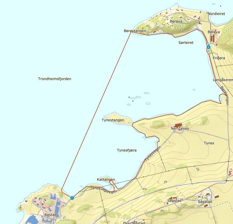 Besøksstrategi for 8 fuglefredningsområder i Ramsar-området Trondheimsfjorden våtmarkssystem Vedlegg 4 kart