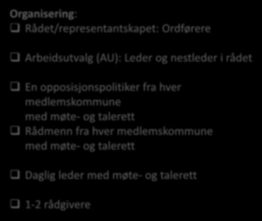 entreprenørskap Ungdom Utvikles som del av felles næringsplan Hålogalandsting hvert andre år Organisering: Rådet/representantskapet: Ordførere Arbeidsutvalg (AU): Leder og