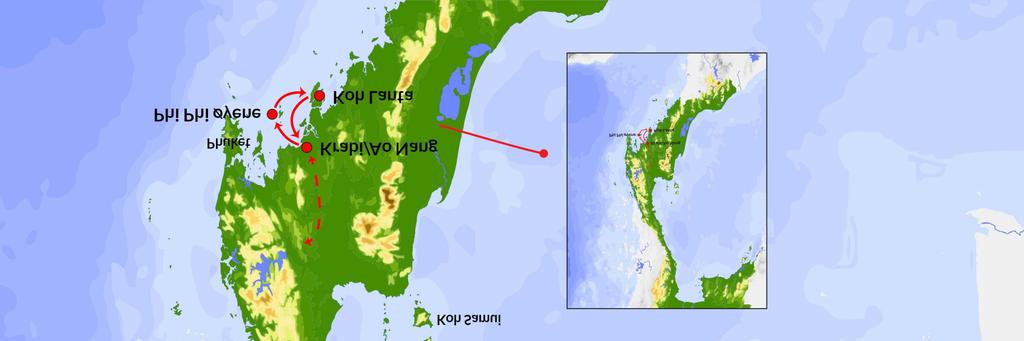 Dagsprogram Dag 1: Avreise fra Norge Det er avreise fra Norge mot Krabi i Thailand. Det er ankomst til Krabi i morgen.