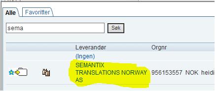 iv. Legg inn hvilken avtale du benytter ved å velge verdilisten til feltet Kontrakt Velg så avtalen ved å klikke på den.