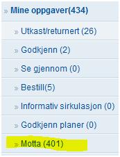 Oppgave 4 Fullt mottak av bestilling Formål: I denne oppgaven skal du lære hvordan du gjør et mottak av en bestilling når alle varene på bestillingen kommer samtidig. 1.