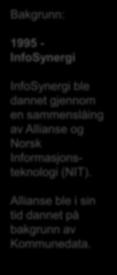 InfoSynergi kjøpes av Schlumberger KIS-løsningen skifter navn fra Albatross til IS Customer IS Suite er vår totalløsning som