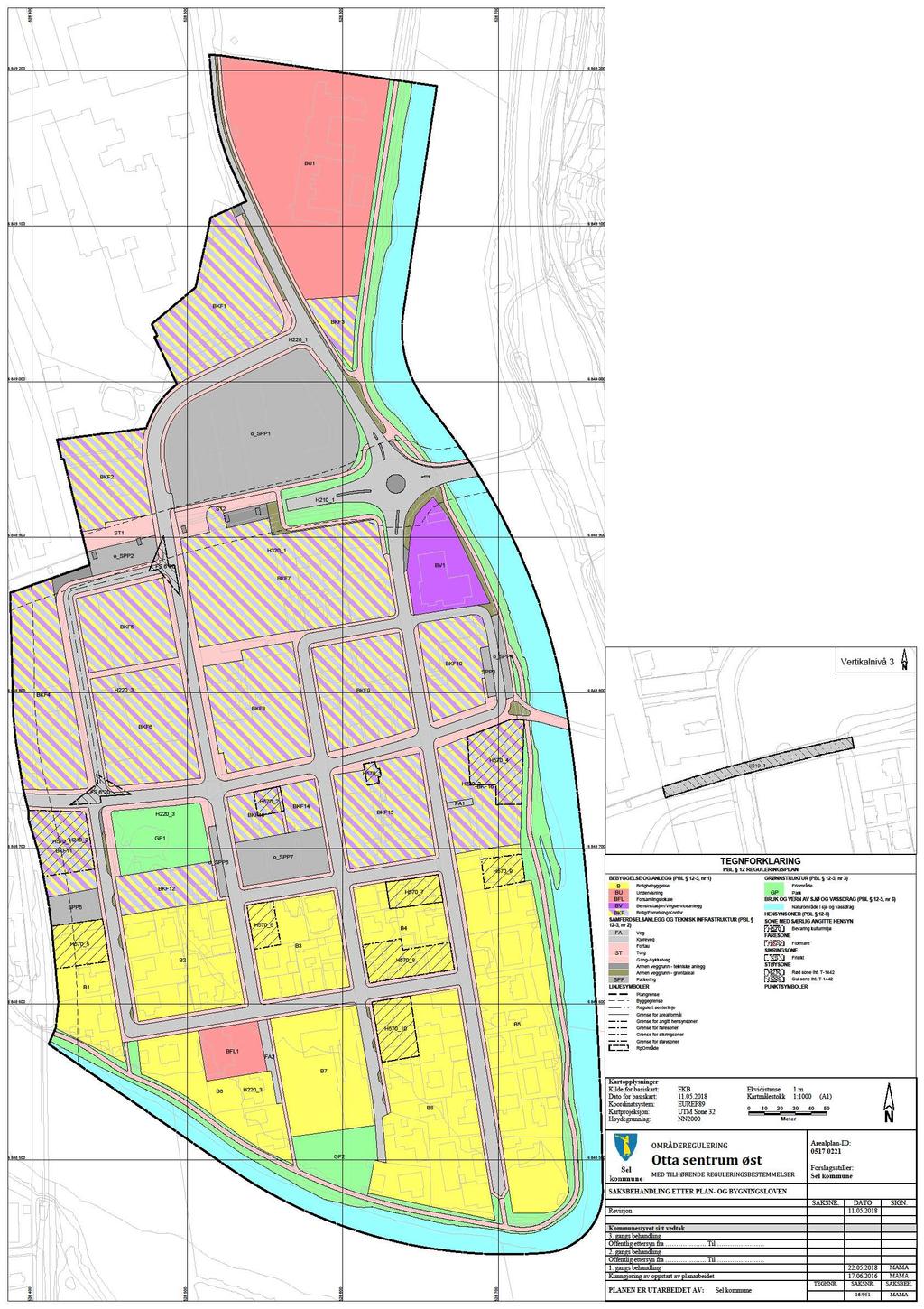 Sel kommune har utarbeidet planforslag til områdereguleringsplan for Otta sentrum øst.