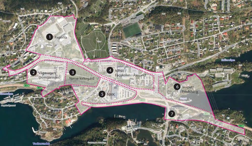 Side 2 av 24 for å gi bilen litt motstand for på sikt å få ned trafikken i Borgundvegen som i dag ligger