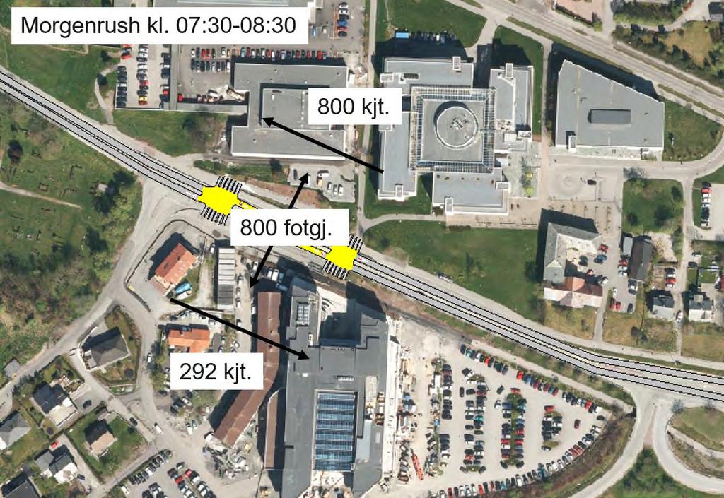 Side 4 av 24 GRUNNLAG Til trafikkmodellen er det hente grunnlag fra andre trafikkanalyser og registreringer i området og fra rutetabellene til kollektivselskapene.