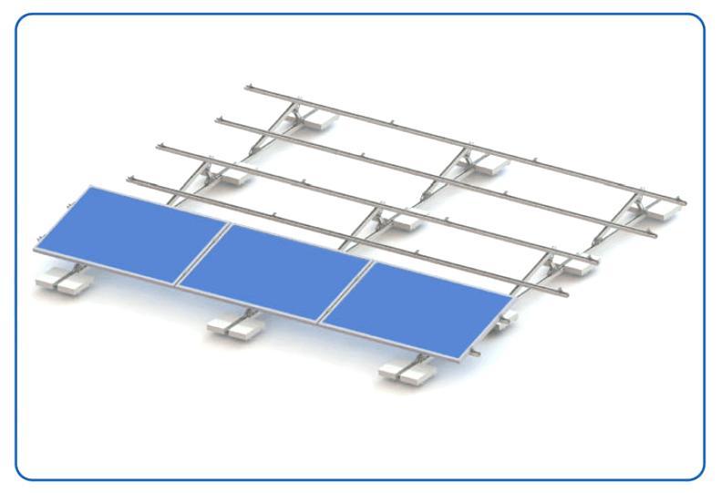 5. Monter solcellepanelene til overliggende