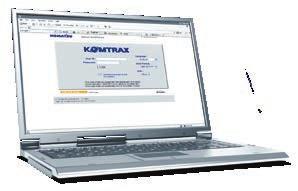 KOMTRAX Veien til høyere produktivitet KOMTRAX er det nyeste innen trådløs teknologi. Kompatibel for PC, smarttelefon og nettbrett.