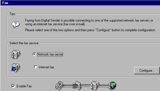 Configuration with HP JetAdmin Start from Start programs HP jetadmin utilities.