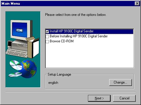 If Automatic insertion notification CD-ROM property is active, setup will start automatically.