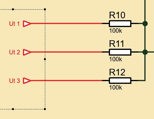 Gjenta for de to siste bryterne 2 Kople et DC voltmeter på utgangen av krets 4.