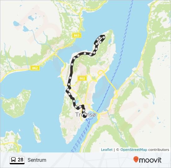 Retning: Sentrum 22 stopp VIS LINJERUTETABELL Grevlingvegen Grevlingvegen 42, Tromsø Gaupevegen Bjørnebekkvegen 100, Tromsø Otervegen Otervegen 13, Tromsø Bjørnebekkvegen Nedre Ekornvegen 2, Tromsø