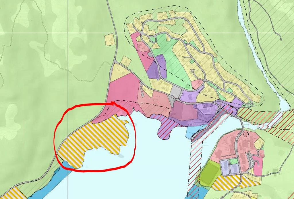Konsekvensutredning bolig-/fritidsbebyggelse Røyrvik sentrum sørvest: Omdisponeringen omfatter følgende eiendom: - gnr./bnr.