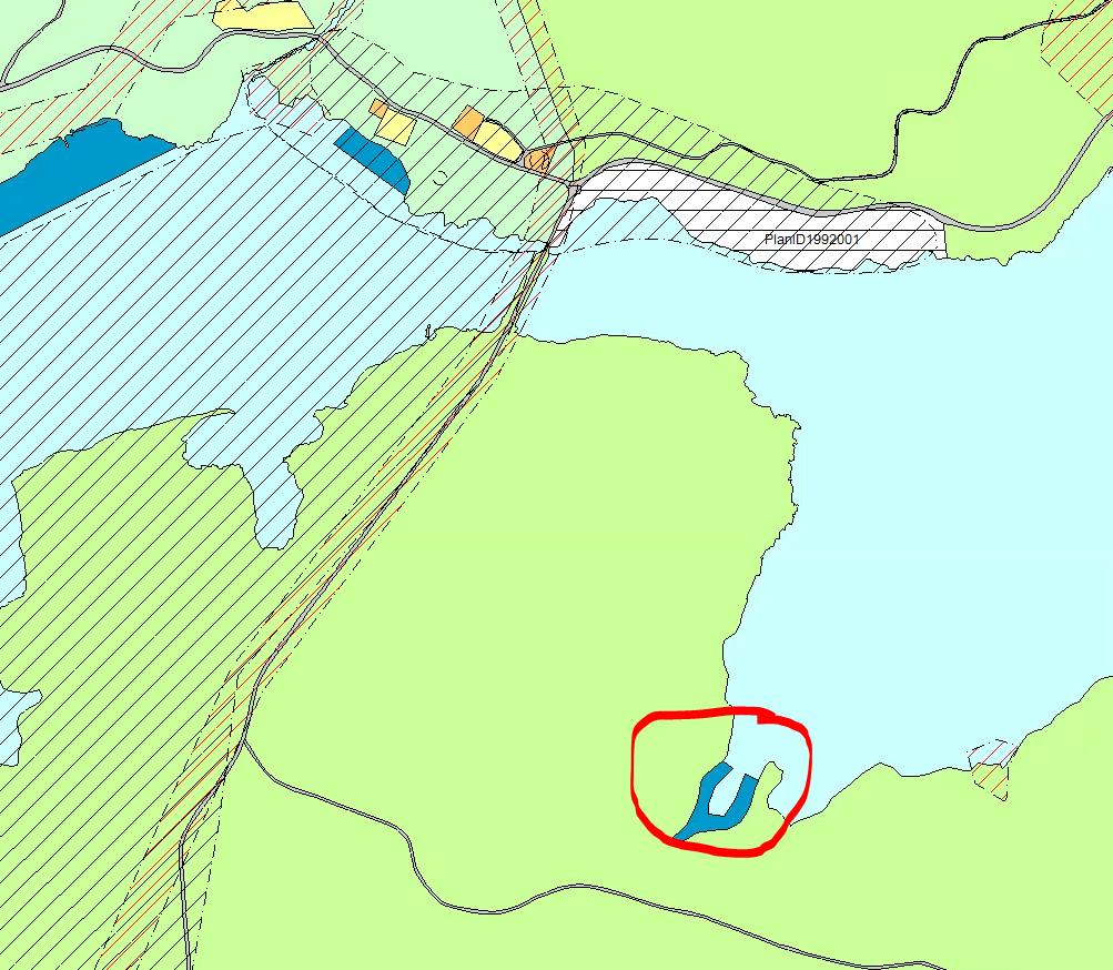 Konsekvensutredning småbåthavn Geitbergvika i Limingen: Området utgjør 6 daa og berører strandsonen mot eiendom gnr./bnr. 70/19 tilhørende Dan Carlos Nyvik.