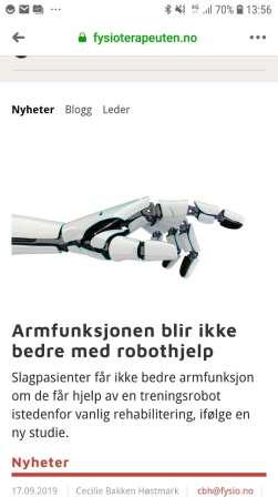 Roboter og exoskjelett RCT: