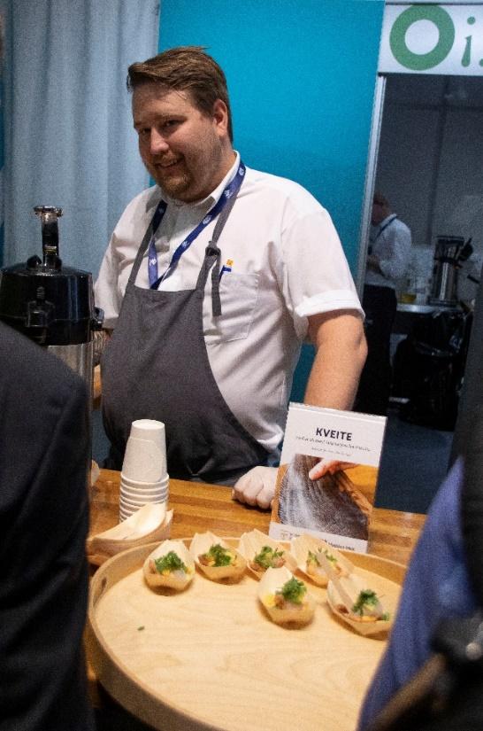 Nærøysund kommune sto på stand sammen med flere andre lokale aktører under paraplyen Namdal Aqua. Nærøy og Vikna har vært med på denne standen i flere år, hovedsakelig gjennom Kystgruppen.