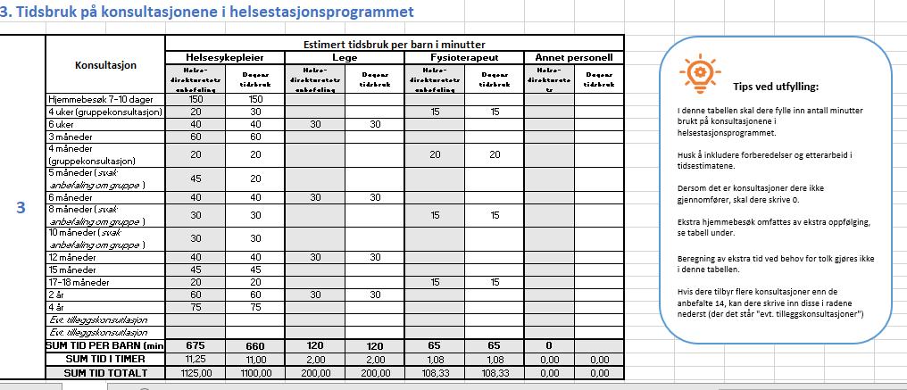 BEREGNINGSVERKTØY FOR